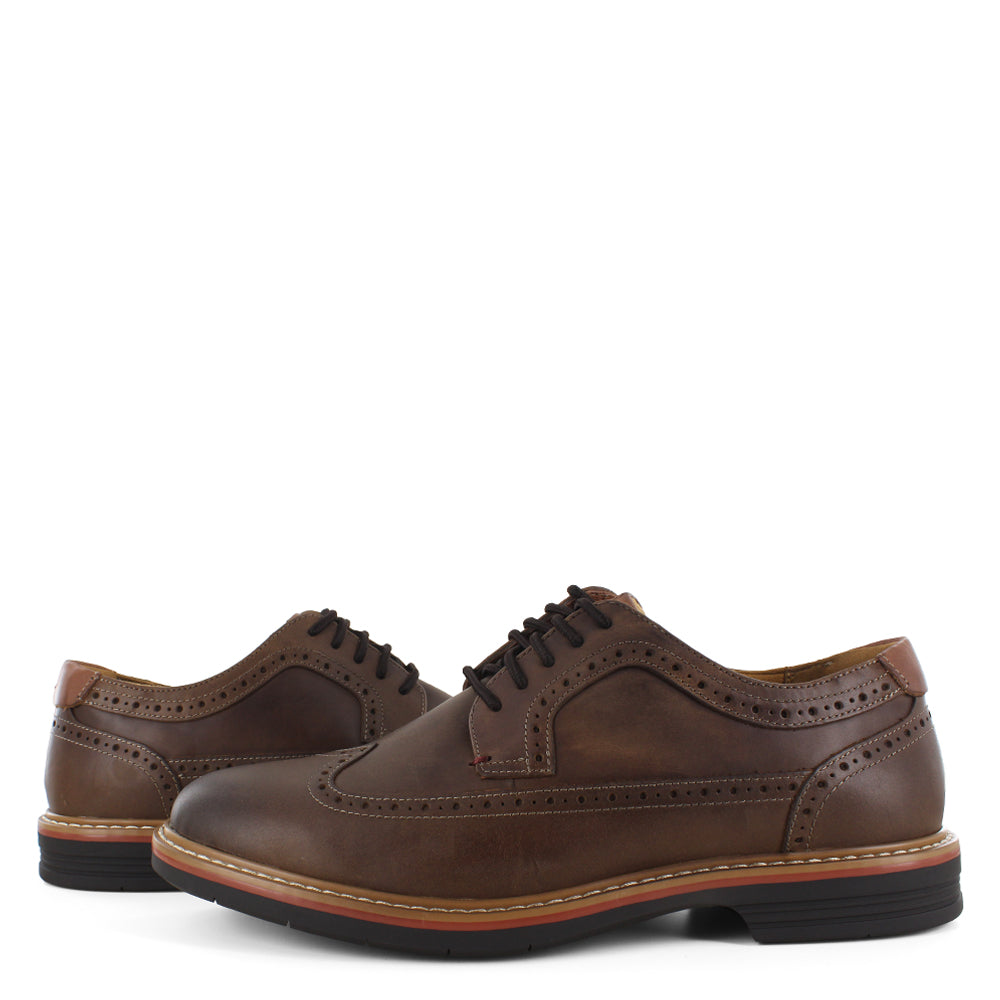 Calzado casual de cuero para caballero 13414-215