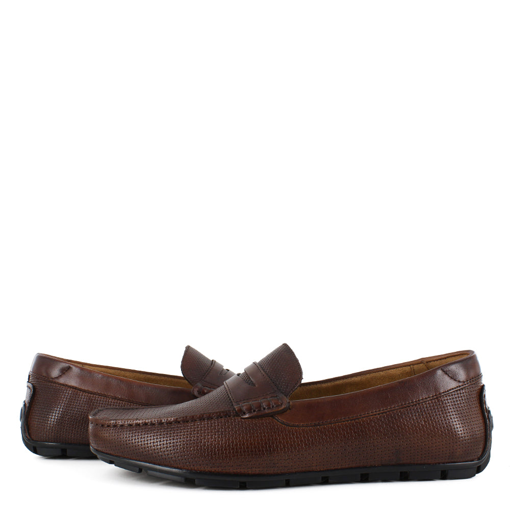 Mocasines de cuero para caballero 13411-221