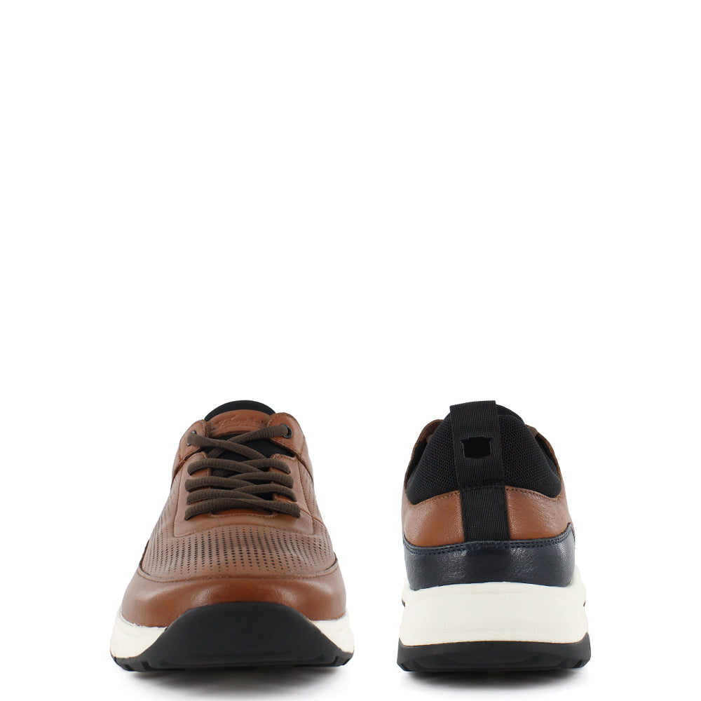 Zapatillas de cuero para caballero 14423-221