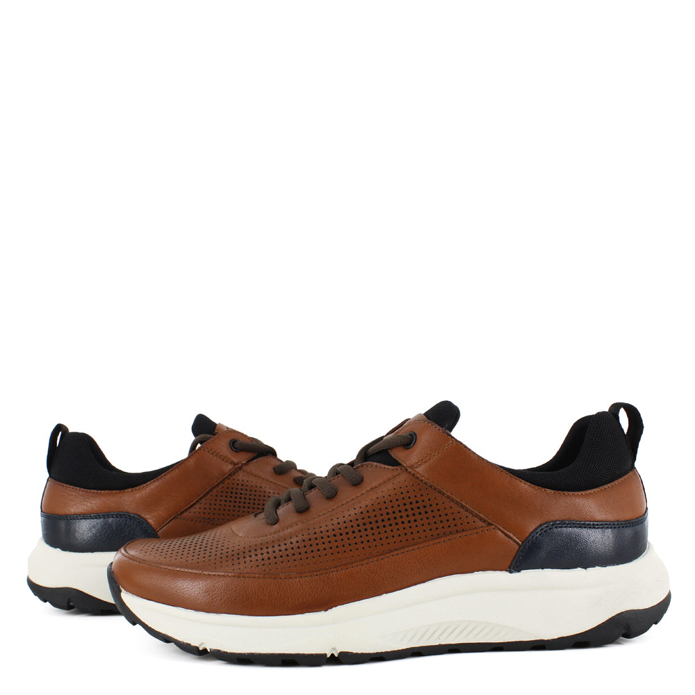 Zapatillas de cuero para caballero 14423-221