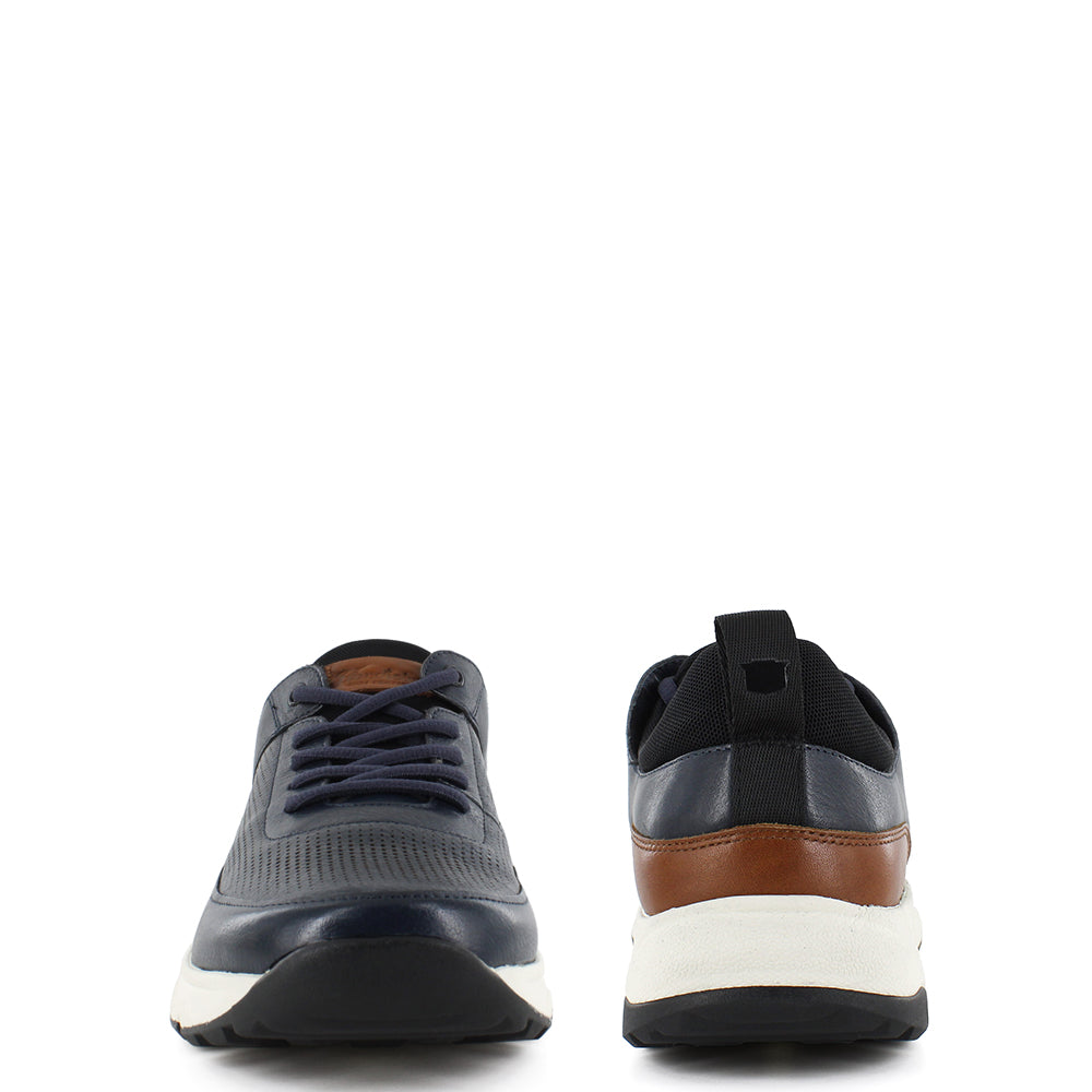 Zapatillas de cuero para caballero 14423-410