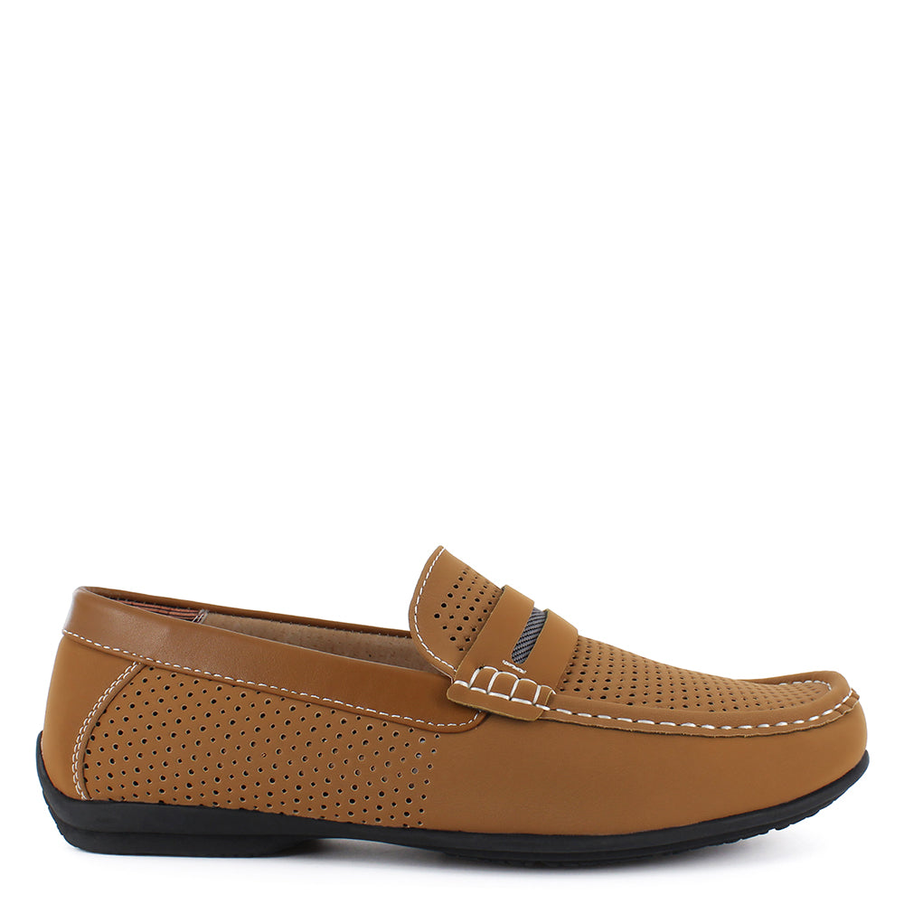 Mocasines de cuero para caballero 25513-240