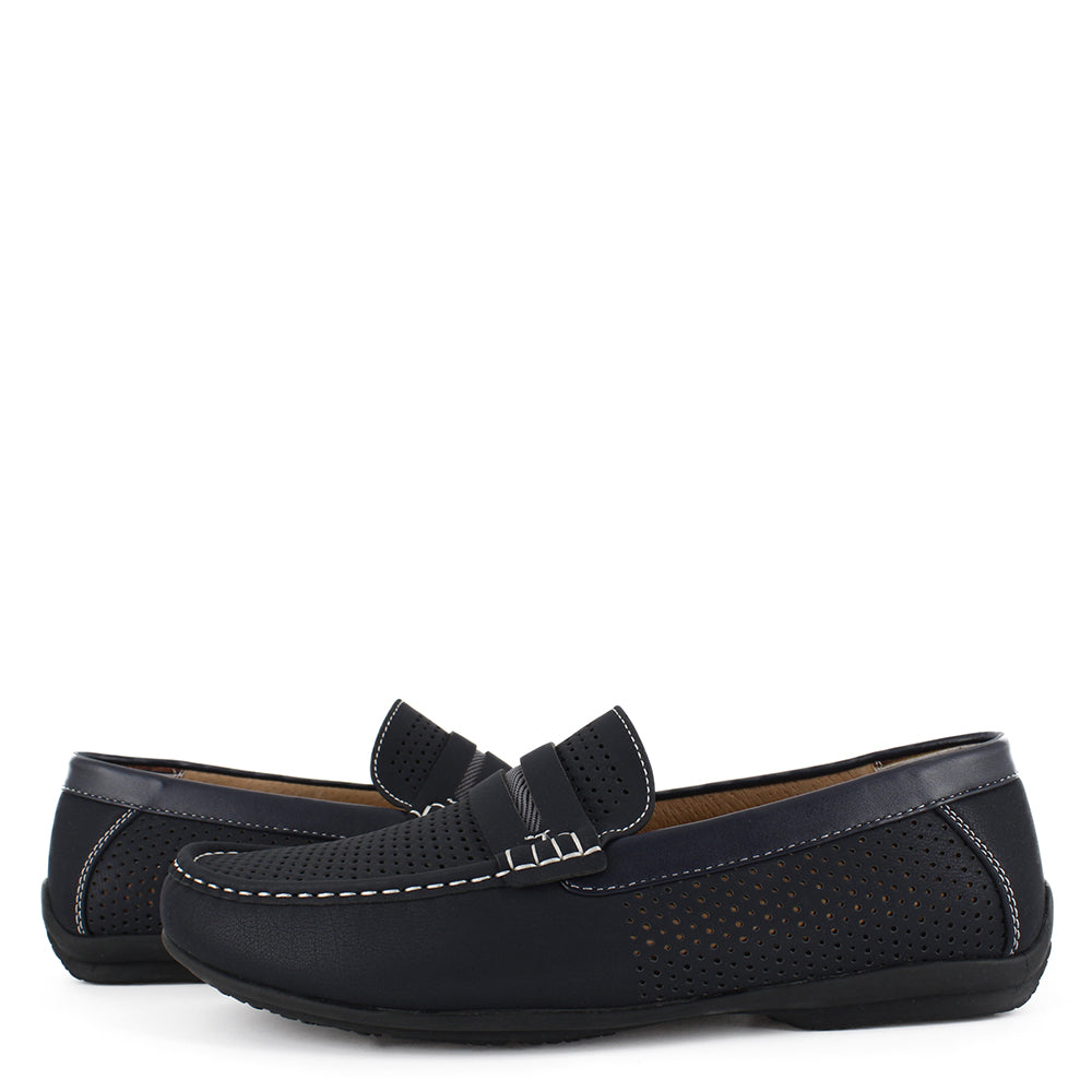 Mocasines de cuero para caballero 25513-410