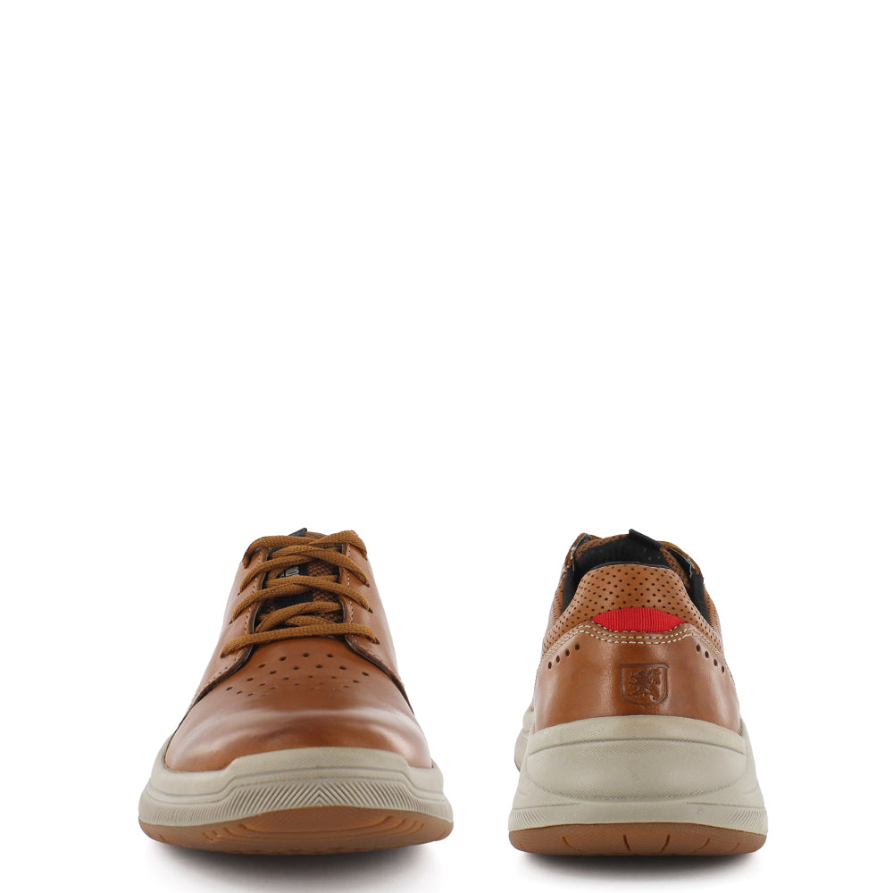 Calzado casual de cuero para caballero 25573-225