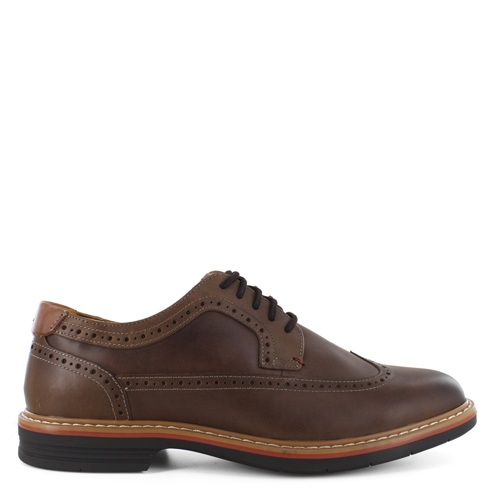 Calzado casual de cuero para caballero  13414-215