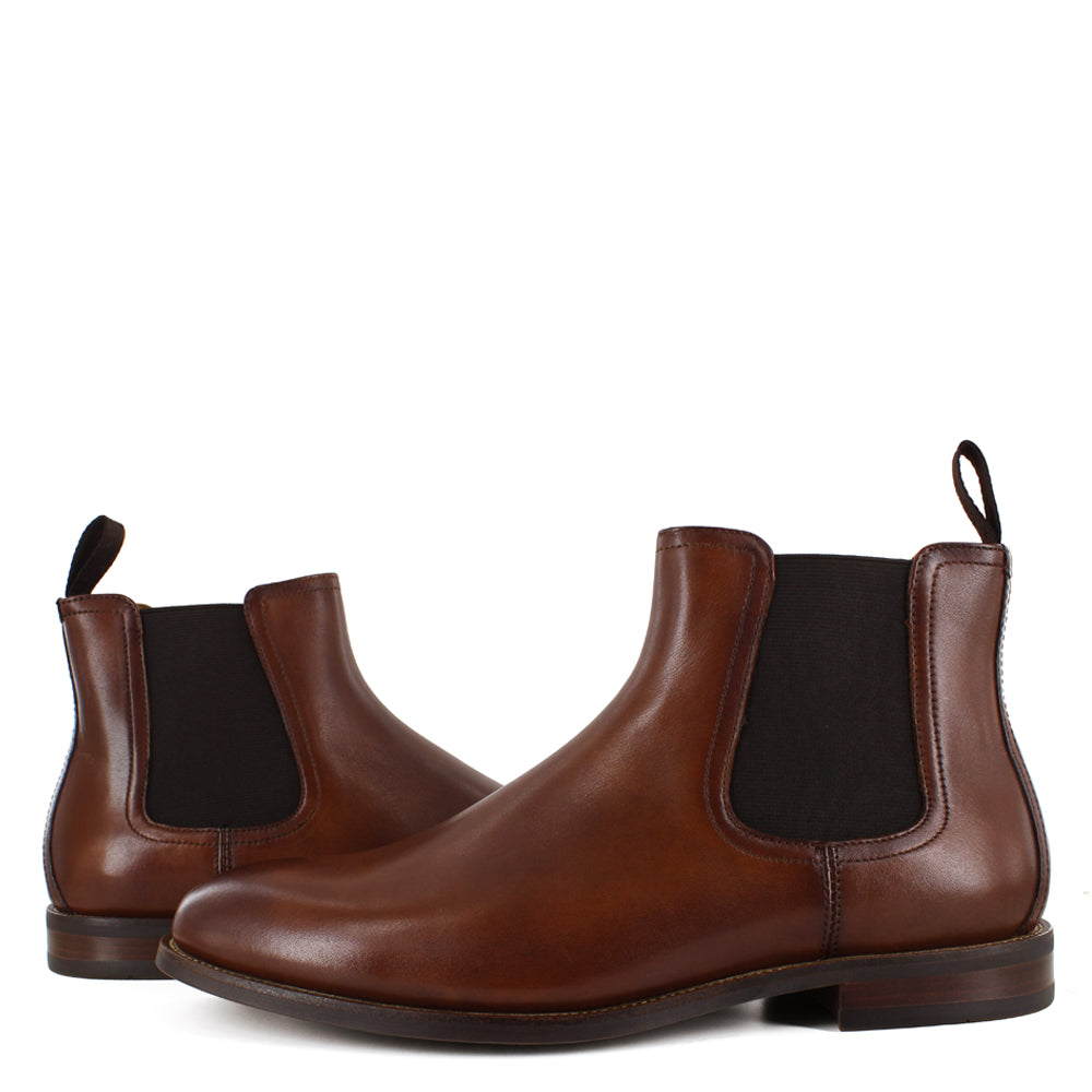 Botines de cuero para caballero  13403-221