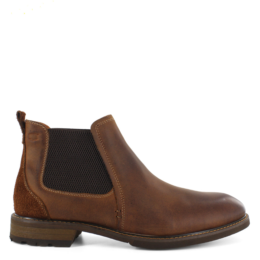 Botines de cuero para caballero  14285-215